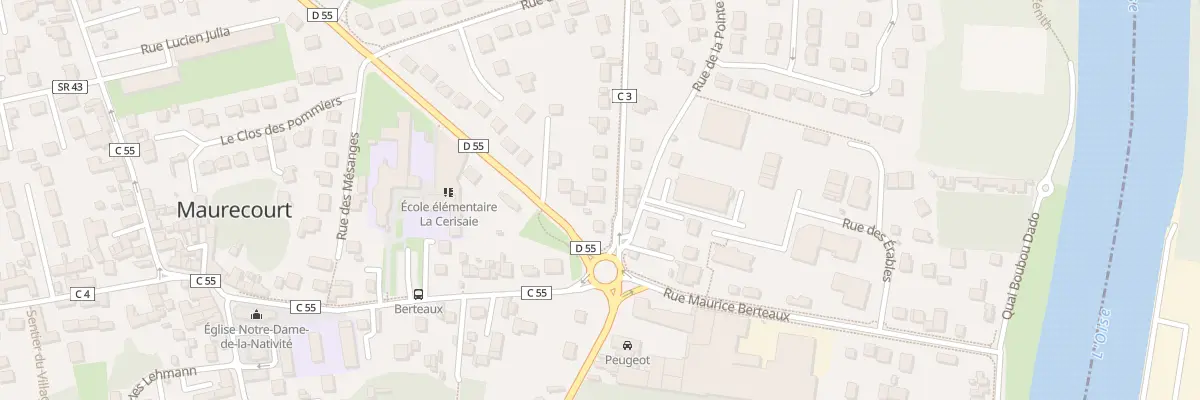 Plan du 5 Rue de Choisy à Maurecourt