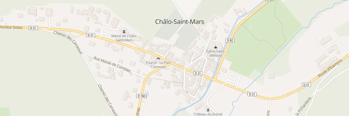 Plan du 10 Rue du Doc Solon à Chalo-Saint-Mars