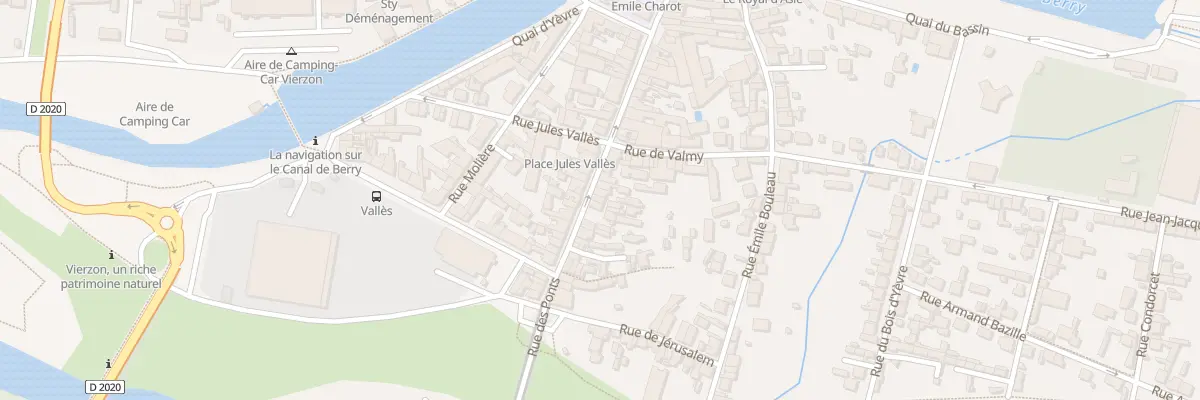 Plan du 66 Rue des Ponts à Vierzon