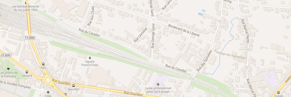 Plan du 44 Rue du Cavalier à Vierzon