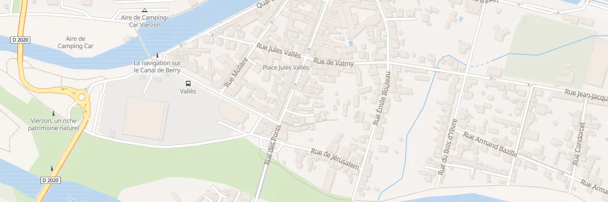 Plan du 72A Rue des Ponts à Vierzon