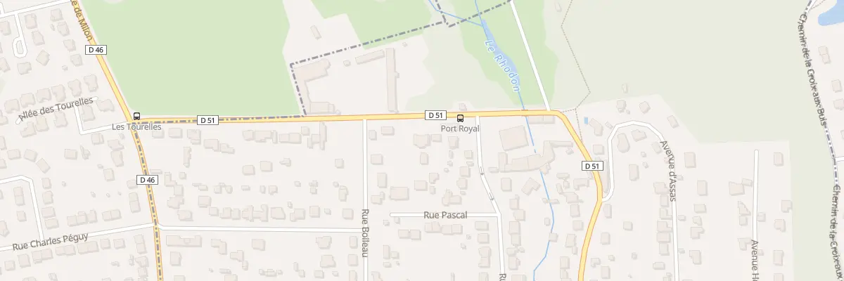 Plan du 85 Rue de Port Royal à Saint-Rémy-lès-Chevreuse