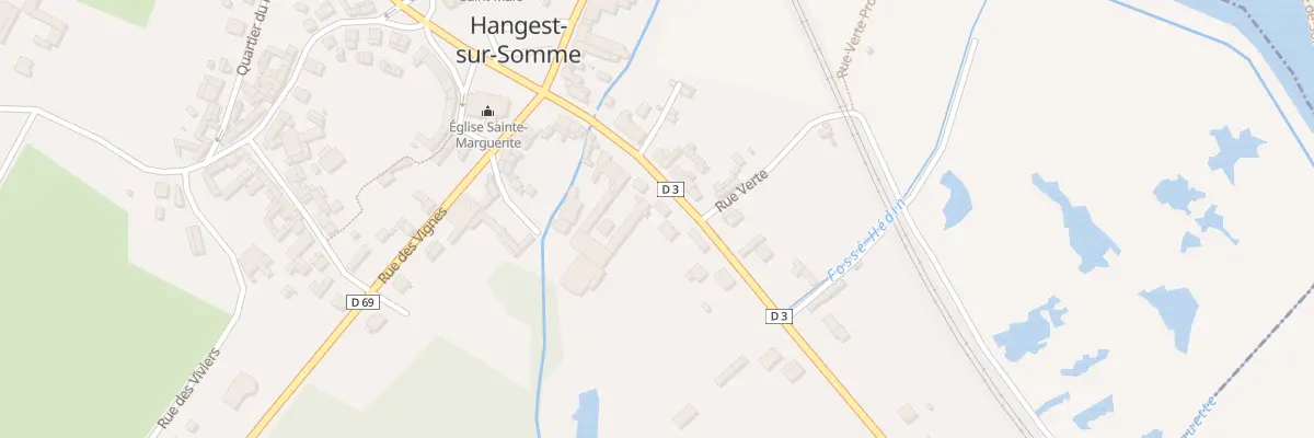 Plan du 14 Rue du Pont de Gréz à Hangest-sur-Somme