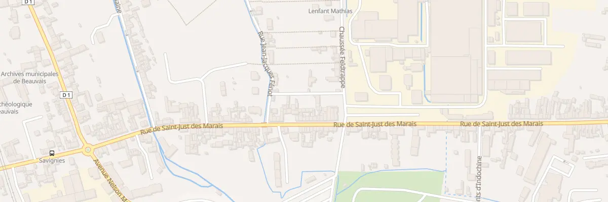 Plan du 142 Rue de Saint-Just des Marais à Beauvais