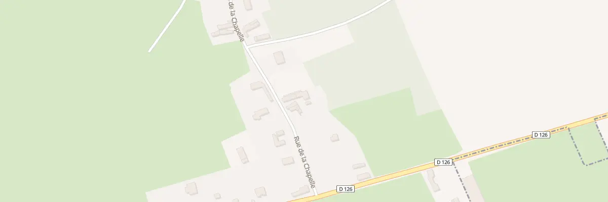 Plan du 23B Rue de la Chapelle à Verchocq