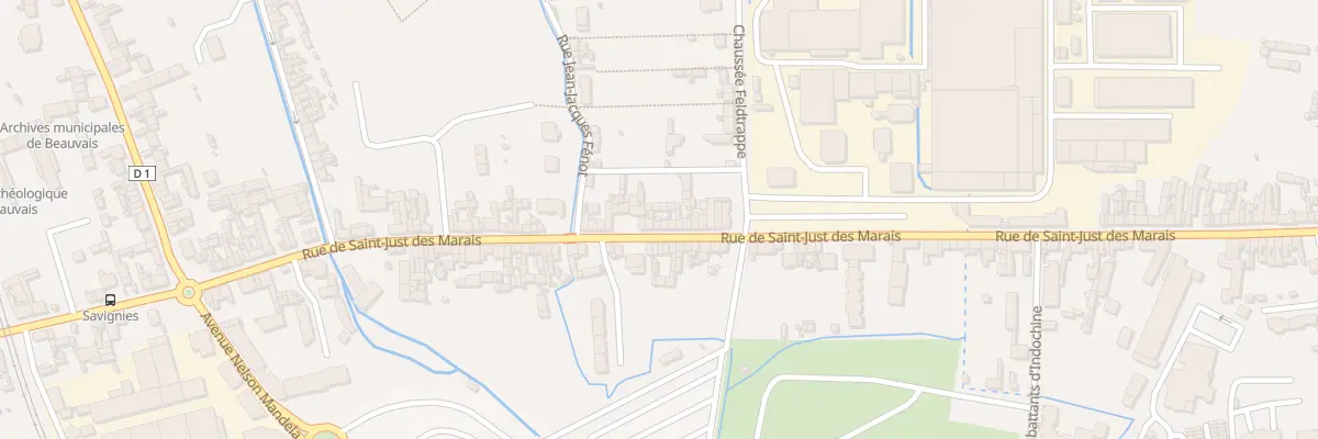 Plan du 144 Rue de Saint-Just des Marais à Beauvais