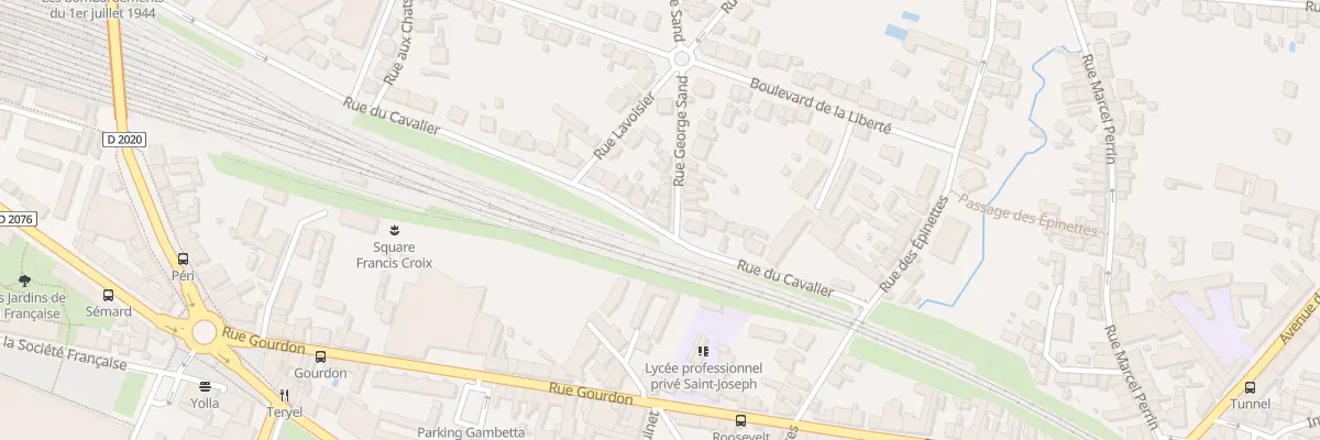 Plan du 46 Rue du Cavalier à Vierzon