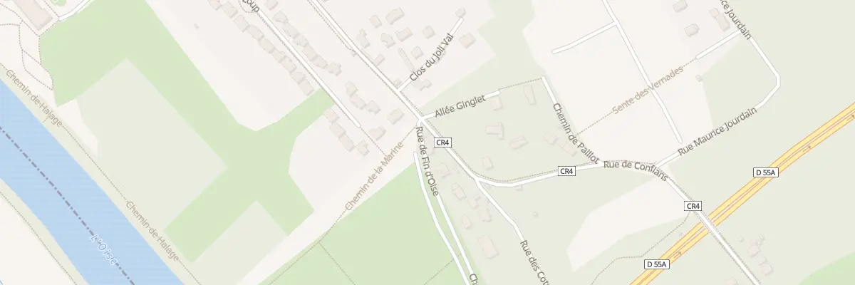 Plan du 2 Rue de Conflans à Neuville-sur-Oise