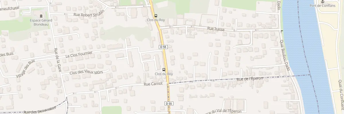 Plan du 13 Rue Mal de Lattre de Tassigny à Maurecourt