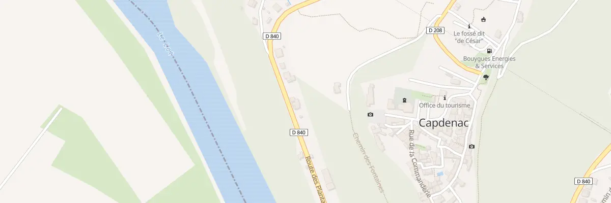 Plan du 5145 Les Plantades à Capdenac