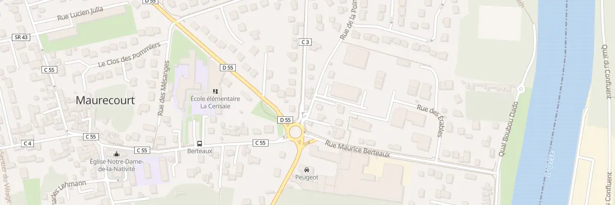 Plan du 2 Rue de Choisy à Maurecourt