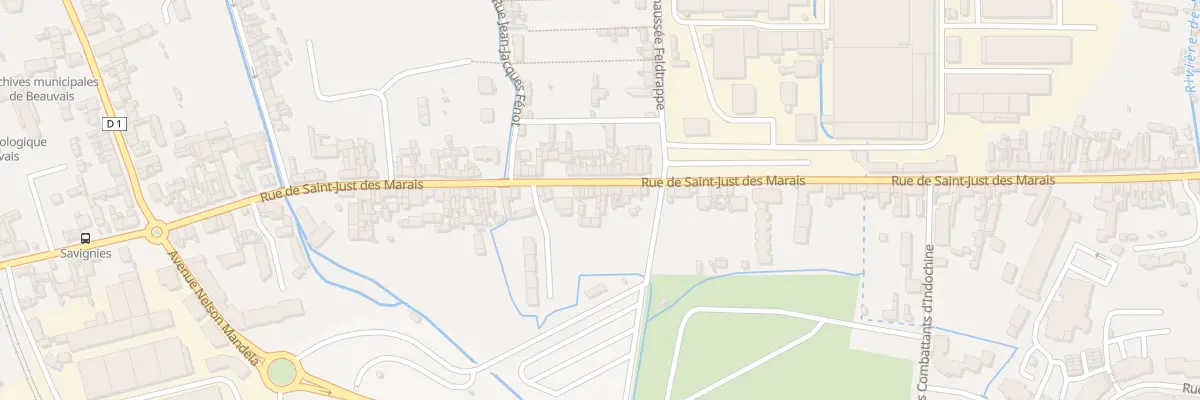 Plan du 97 Rue de Saint-Just des Marais à Beauvais