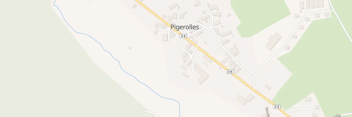 Plan du 2 Imp du Lavoir, Pigerolles à Gentioux-Pigerolles
