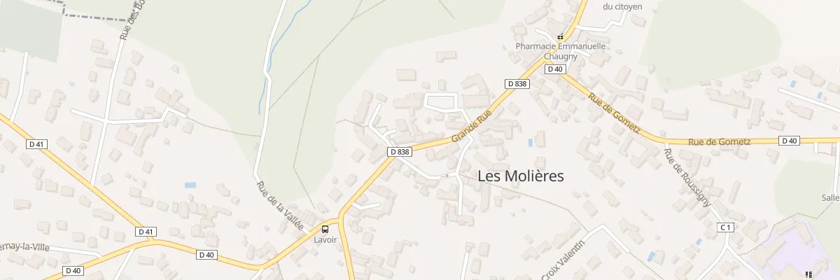 Plan du 12 Gr Grande Rue aux Molières