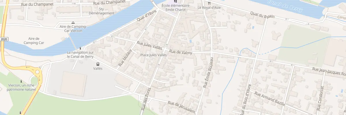 Plan du 60A Rue des Ponts à Vierzon