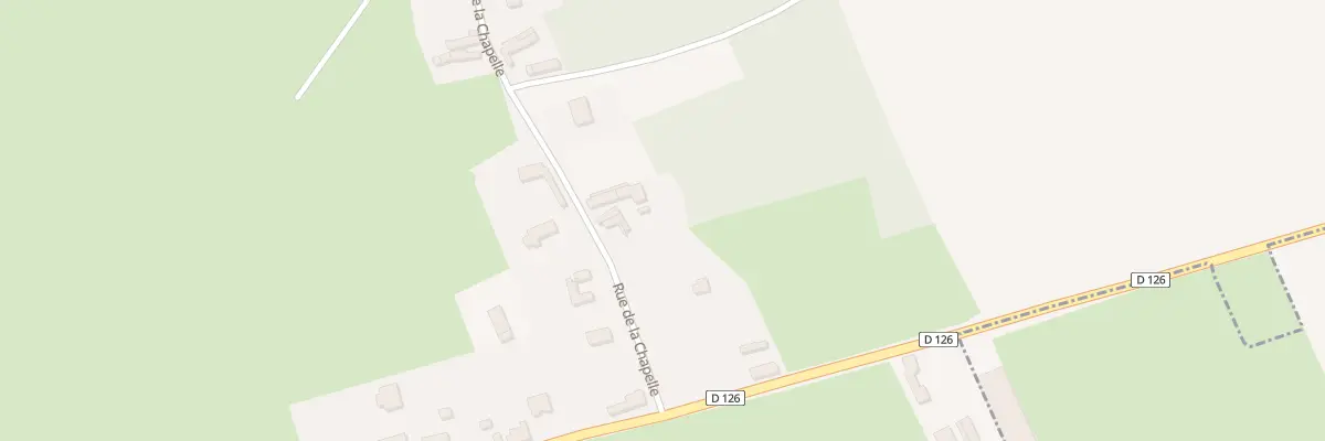 Plan du 25 Rue de la Chapelle à Verchocq