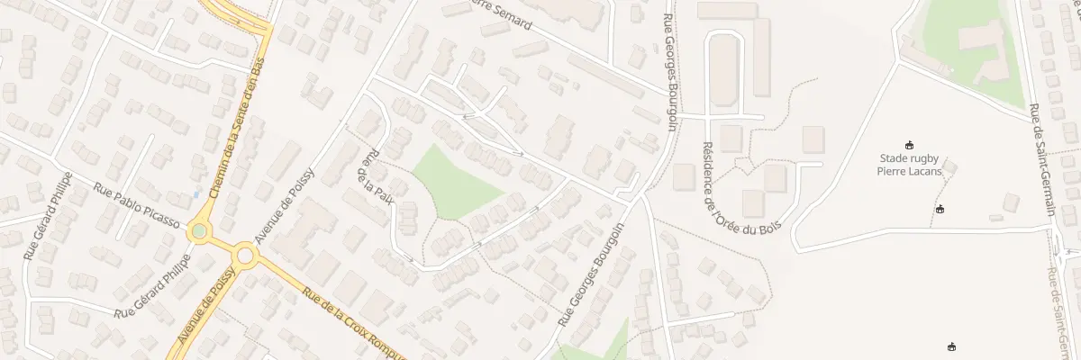Plan du 34 Rue Maurice Carrard à Achères