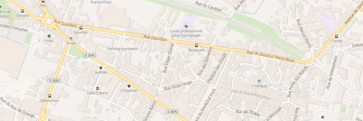 Plan du 7 Rue du Vert Pommier à Vierzon