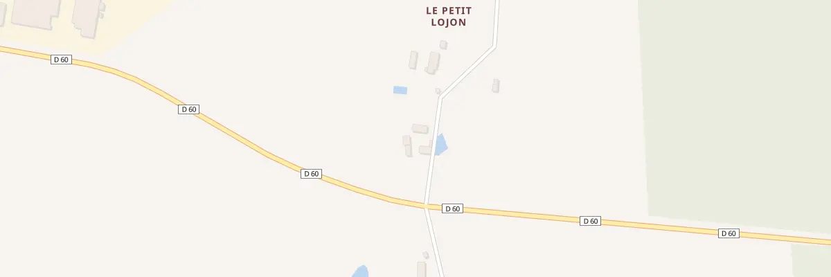Plan du 1 Le Petit Lojon à Theillay