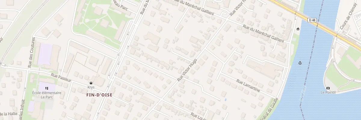 Plan du 40 Rue Victor Hugo à Andrésy