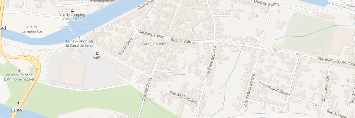 Plan du 70E Rue des Ponts à Vierzon