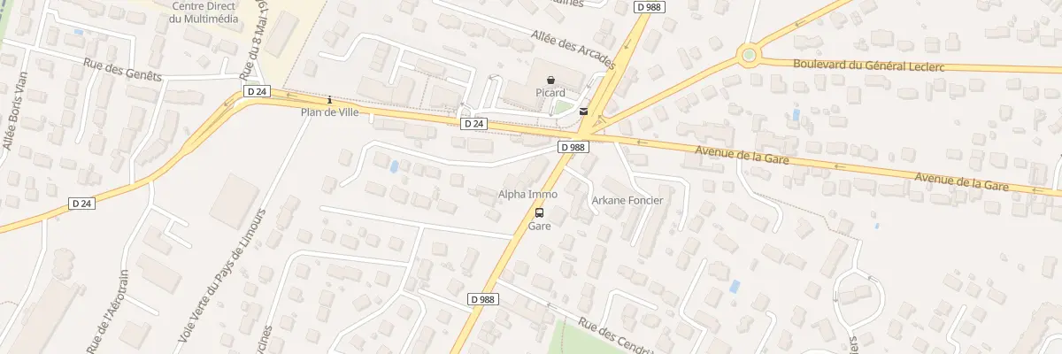 Plan du 46 Rue de Chartres à Limours