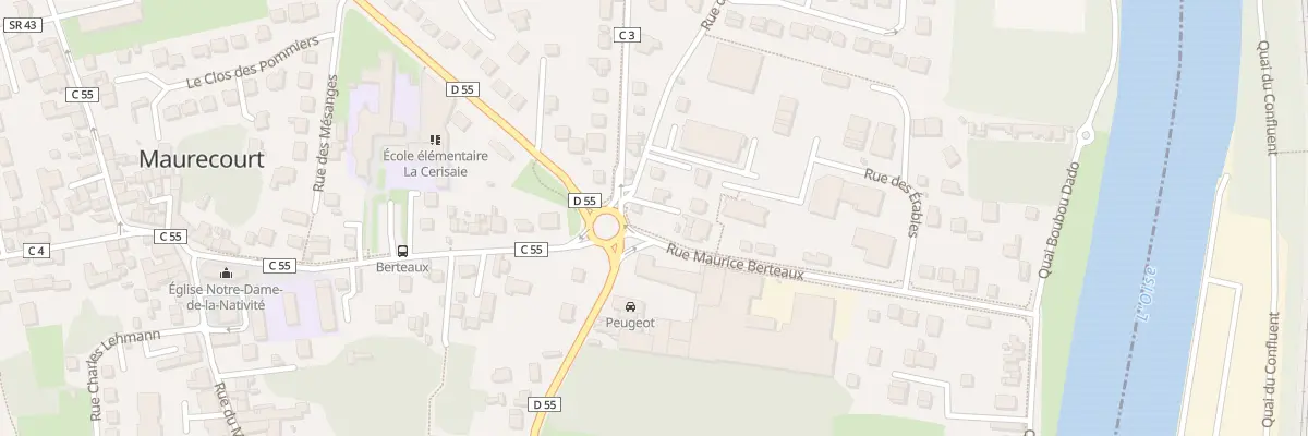 Plan du 35 Rue Maurice Berteaux à Maurecourt