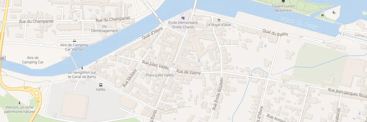 Plan du 42 Rue des Ponts à Vierzon
