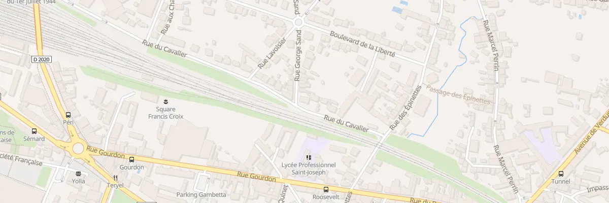 Plan du 48 Rue du Cavalier à Vierzon