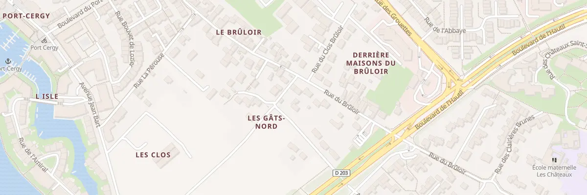 Plan du 44B Rue du Brûloir à Cergy
