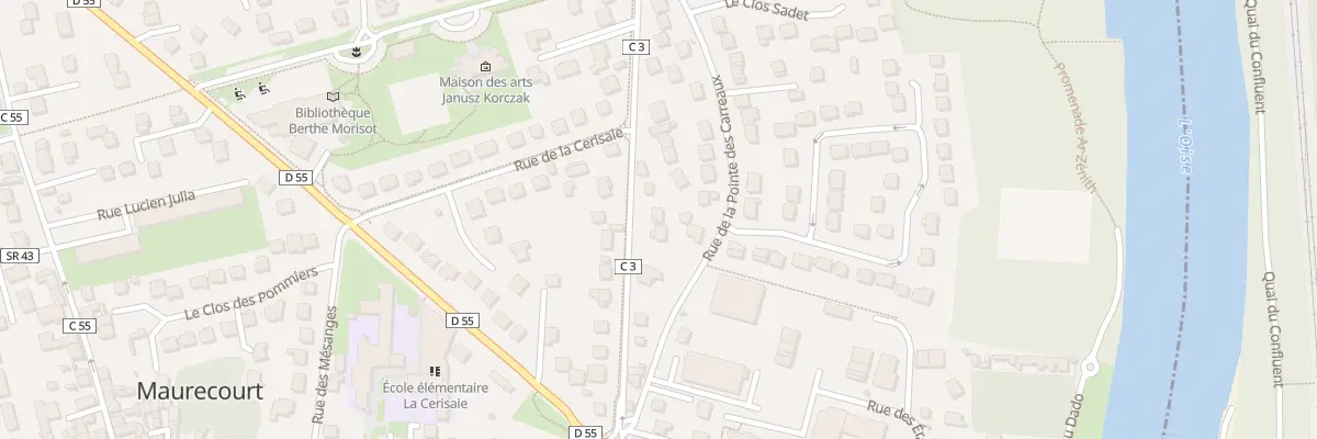 Plan du 14 Rue de Choisy à Maurecourt