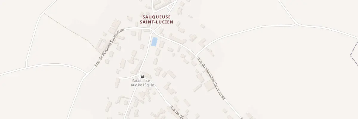Plan du 6 Rue du Marechal Sauqueuse à Verderel-lès-Sauqueuse