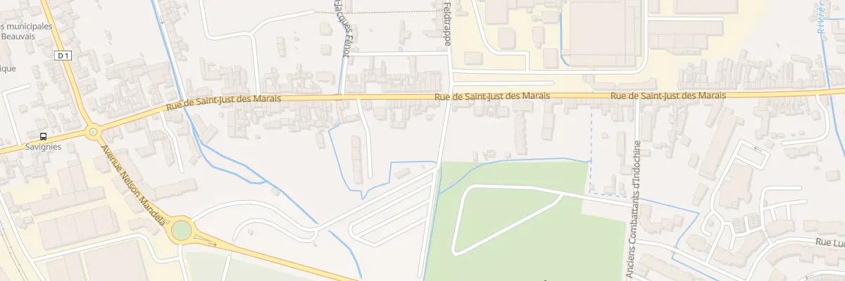 Plan du 89 Rue de Saint-Just des Marais à Beauvais