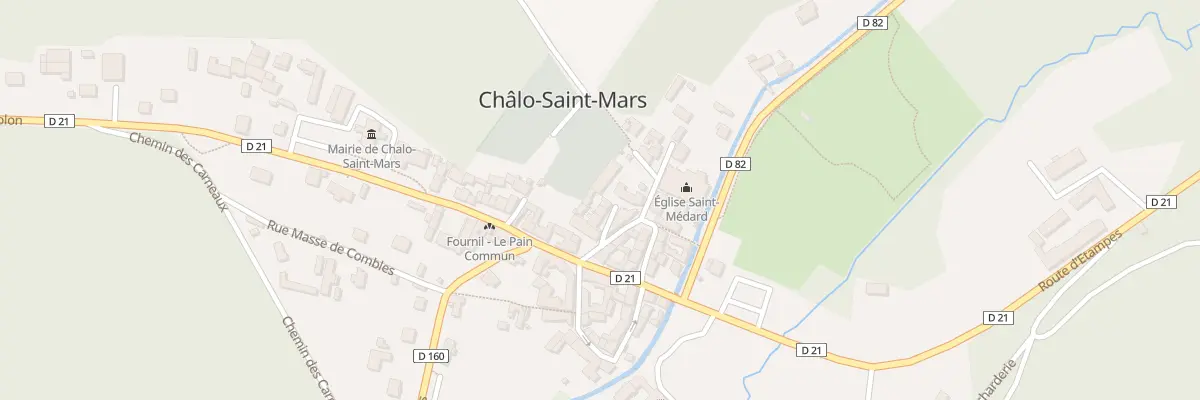 Plan du 5 Pl de l’Eglise à Chalo-Saint-Mars