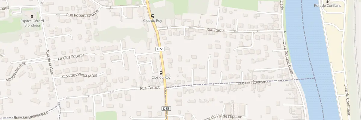 Plan du 11 Rue Mal de Lattre de Tassigny à Maurecourt