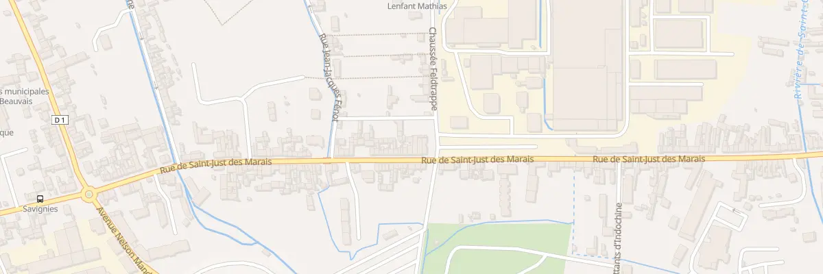 Plan du 132 Rue de Saint-Just des Marais à Beauvais
