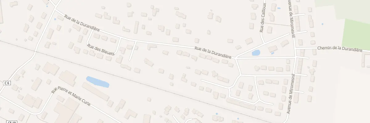Plan du 364 Rue de la Durandière à Mardié