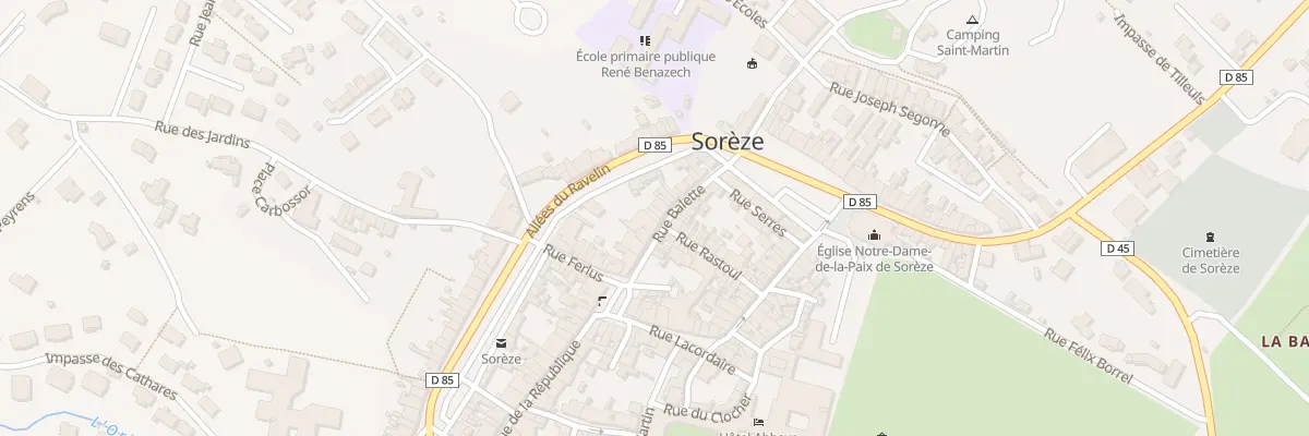 Plan du 20 Rue Balette à Sorèze