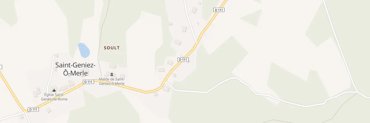 Plan du 1 Soult à Saint-Geniez-ô-Merle