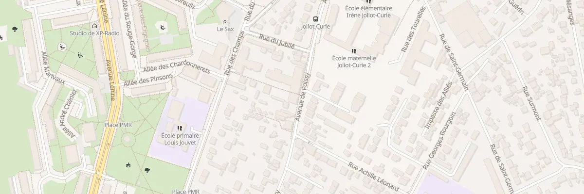 Plan du 24 Av de Poissy à Achères