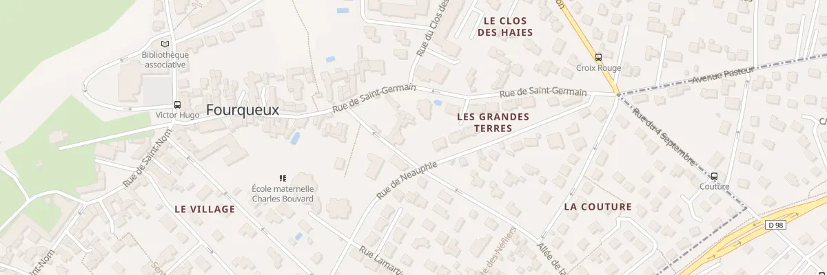 Plan du 5 Rue des Néfliers à Saint-Germain-en-Laye