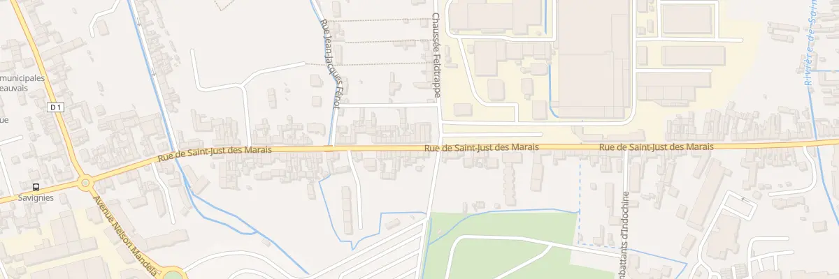 Plan du 130 Rue de Saint-Just des Marais à Beauvais