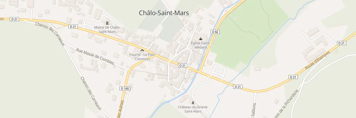 Plan du 13 Rue de l’Eglise à Chalo-Saint-Mars