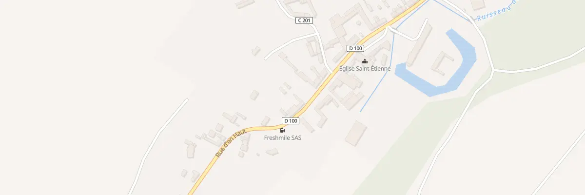 Plan du 5 Rue du Village à Thoix