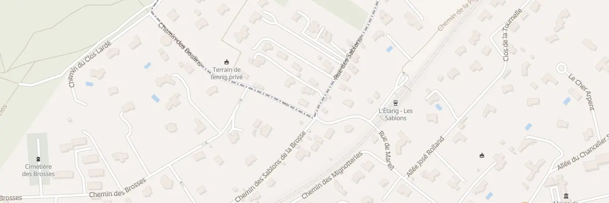 Plan du 110 Rue des Sablons à Mareil-Marly