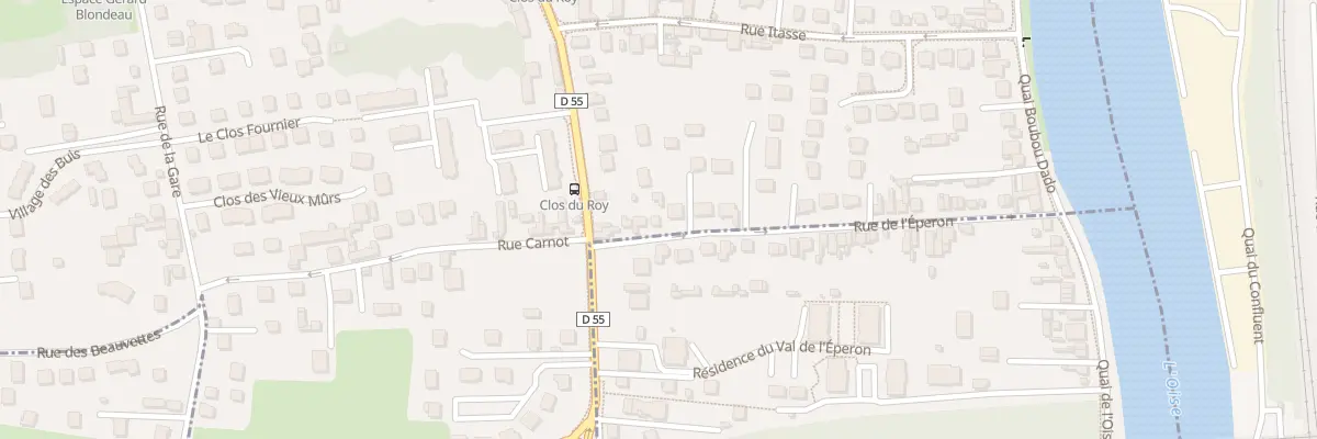 Plan du 42 Rue de l’Eperon à Maurecourt