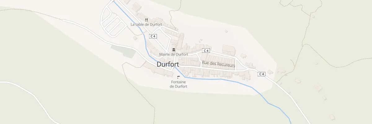 Plan du 6 Rte du Castlar à Durfort