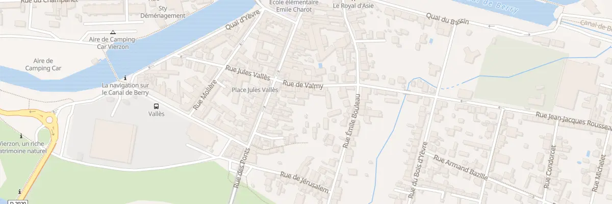 Plan du 60B Rue des Ponts à Vierzon