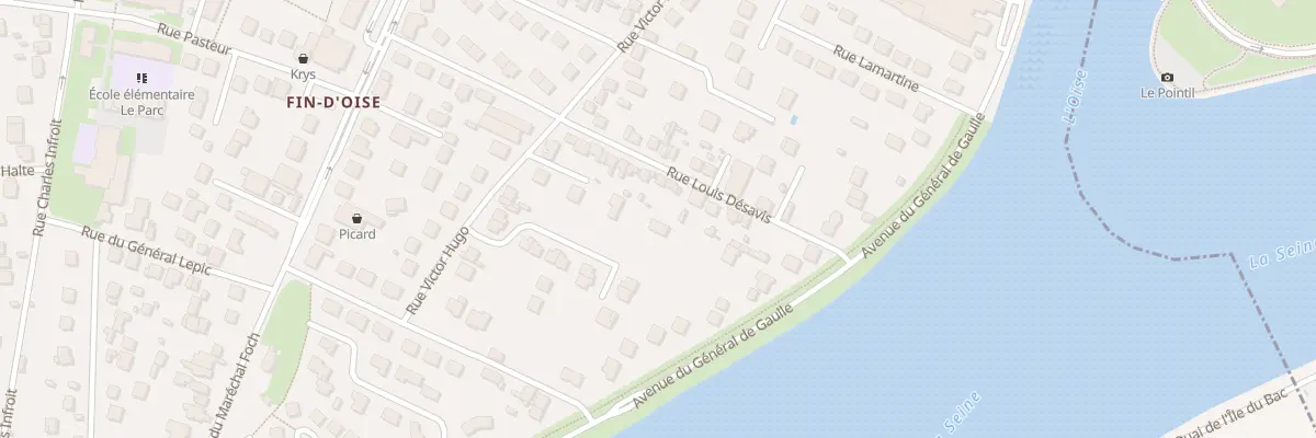 Plan du 13 Rue Louis Désavis à Andrésy