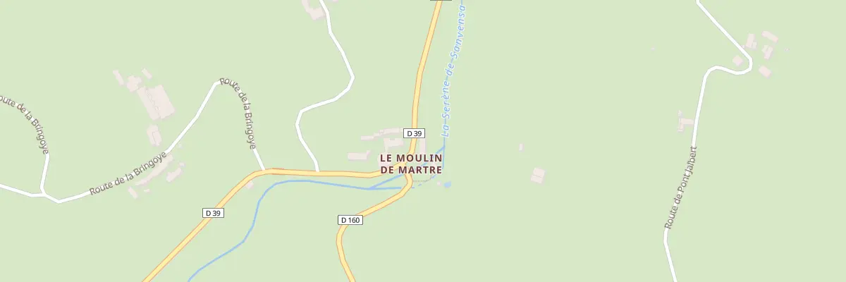 Plan du 5609 Le Moulin de Martre à La Fouillade